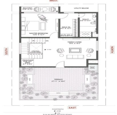 Krisala Hiranandani Township 3 BHK Layout